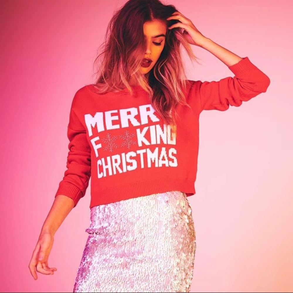 Misguided small Christmas sweater